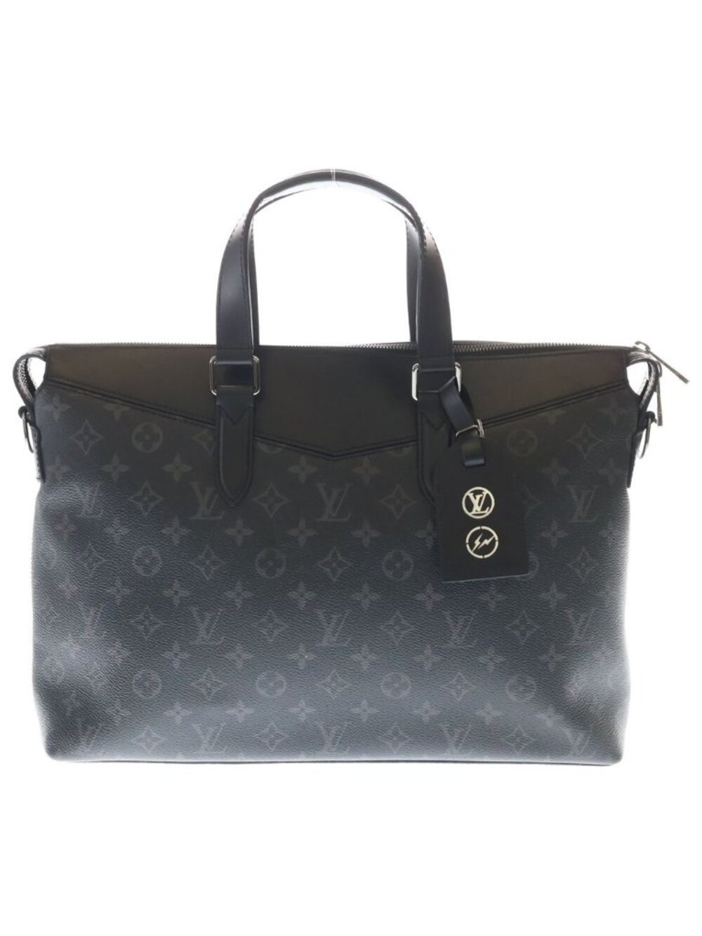 Louis Vuitton Monogram Eclipse Briefcase Explorer Leather 2-Way Shoulder Bag